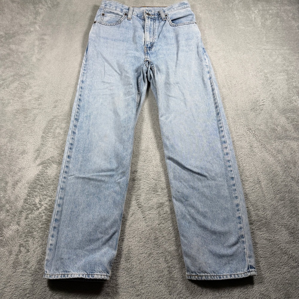 Levis Premium Dad Jeans Women 25x28 Light Blue High Rise
